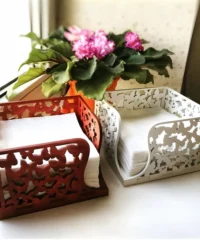 Napkin organizer box