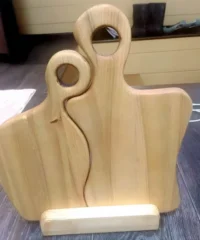 Nesting charcuterie serving and cutting board set lase_1
