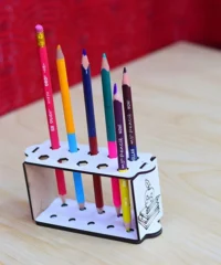 Pencil holder template