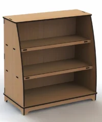 Plywood Storage Shelf Rack