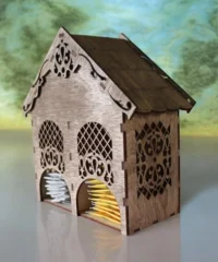 Plywood tea house with 2 compartments