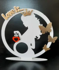 Pregnant Lady Photo Frame with Fairy