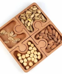 Puzzle Joint Appetizer Plate 4 Parts Tray