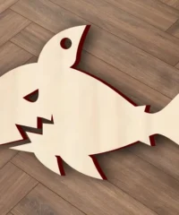 Shark christmas ornament