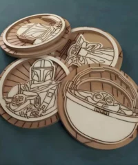 Star wars mandalorian inspired badges