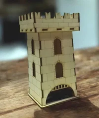 Tea bag dispenser castle