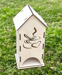 Tea bag holder house