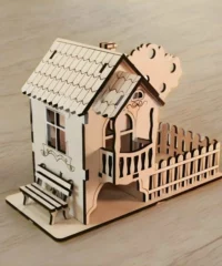 Tea house with candy bowl
