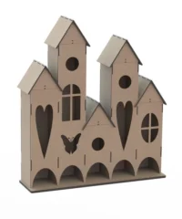 Terraced house tea bag dispenser