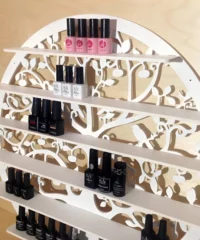 Tier Wall Mount Tree Nail Polish Rack