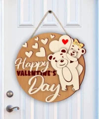 Valentine round sign
