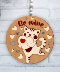Valentine round sign