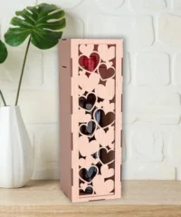 Valentine wine box