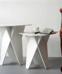 Wedge Side Wooden Table