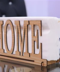 Wood home napkin holder 3mm