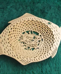 Wooden Multi Layer Goldfish Dish