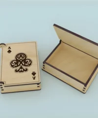 Wooden card box