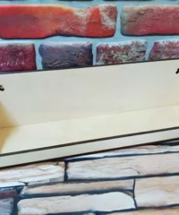 Wooden spice rack shelf