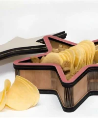 Wooden star shaped snack box la