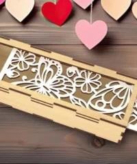 Wooden storage box