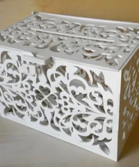 Wooden tissue box pattern design