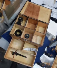 Wooden toolbox wooden box with drawer