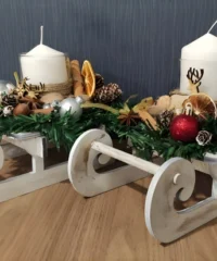 sleigh candle holder