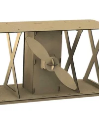 Airplane shaped wooden