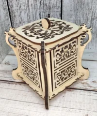 Antique tea chest box