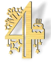 Birthday Number 4