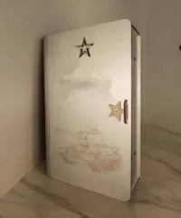 Book shaped wooden