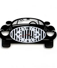Car front vinyl record wall clock