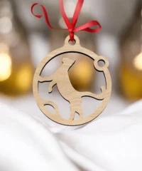 Christmas tree cat ornament