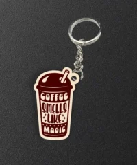 Coffee Cup Keychain