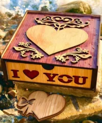 Decorative wooden gift