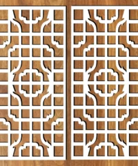 Design pattern panel screen