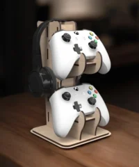 Gamer controller and headphone