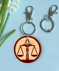 Libra Zodiac Keychain