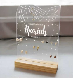Personalized acrylic earring Personalized acrylic earring