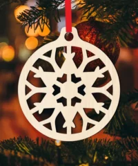 Snowflake Christmas Tree Ball