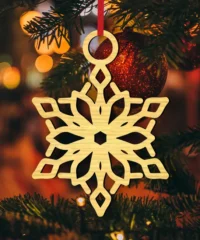 Snowflake Hanging Ornament