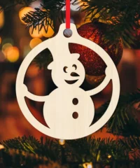 Snowman Ball Ornament