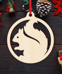 Squirrel Christmas Ornament