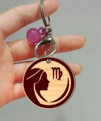 Virgo Zodiac Keychain