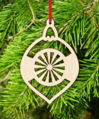 Wheel Christmas Ornament
