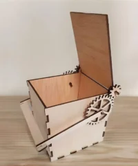 Wooden mechanical gear