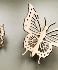 3D butterflies