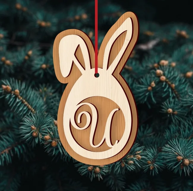 Alphabet Easter Sign U
