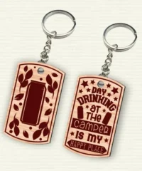 Camping Keychain