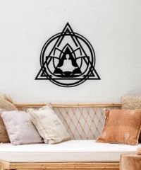 Cirlce Meditation Wall Decor